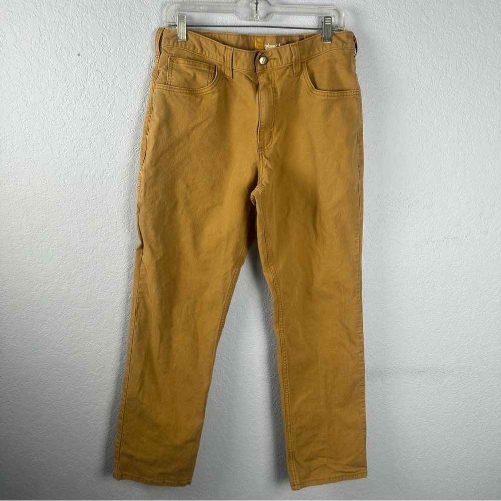 Carhartt Men’s Duck Relaxed Fit Utility Five Pocket Work Pants 34x32 Distressed